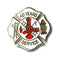LF432G 40 Yrs White Fire Service Pin