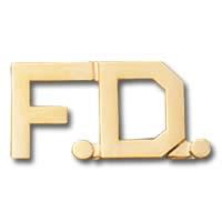 F.D. Collar Gold Pin