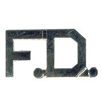 F.D. Collar Silver Pin