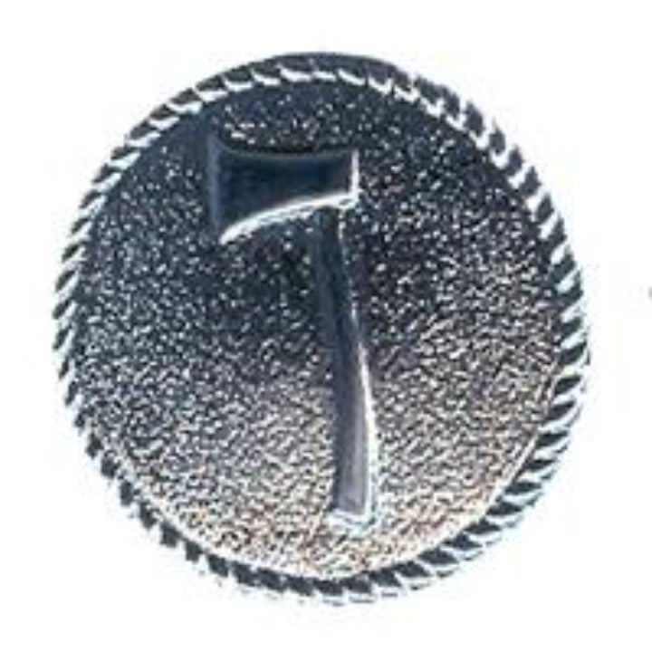 Fire Axe Solid Pin Silver