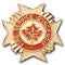 CAFC Gold Maltese Cross