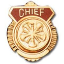 CHIEF 5x Trumpet Gold/Red Pin