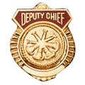 Deputy Chief 4x Trumpet Gold/Red Pin - LF81G