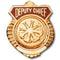DEPUTY CHIEF 4x Trumpet Gold/Red Pin