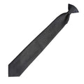 Men's Extra Long Black Clip-On Tie - TE07MB