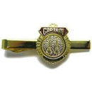 Captain 2-Trumpet Tie Bar