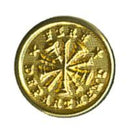 Chief 5 X T Small Gold Button