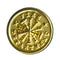 Chief 5 X T Small Gold Button