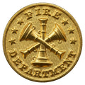 Assistant Chief 3 X T Gold Button - BU43GL/S