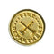 Captain 2 X T Small Gold Button