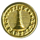 Lieutenant 1- T Small Gold Button