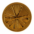 4 x Tumpet Gold Cap Badge - BD104GC