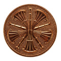 5 x Tumpet Gold Cap Badge - BD105GC