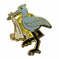 Blue or Pink Stork Bird Pins - LF52