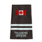 Canada Flag 2 Bar TRAINING OFFICER Canada Flag Slip-Ons