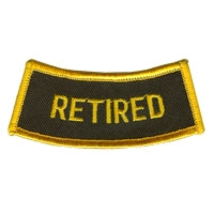 RETIRED Gold Curved Crests