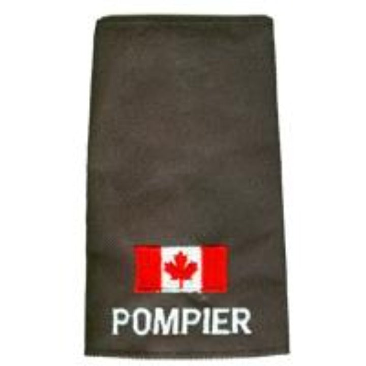 Canada Flag POMPIER Slip-Ons