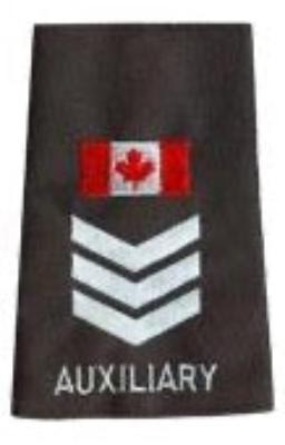 Auxiliary Sergeant Canada Flag Slip-Ons