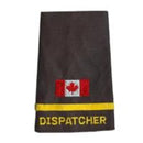 Canada Flag 1 Bar DISPATCHER Slip-Ons