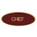 Chief Oval Gold Pin - LF140G