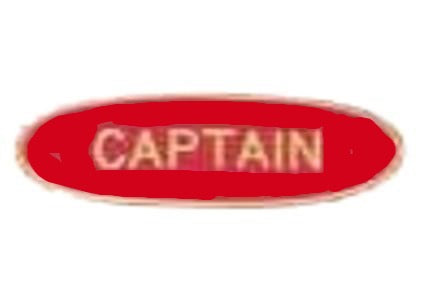 Captain Oval Pin