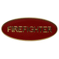Firefighter Oval Gold Pin - LF145G