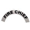 FIRE CHIEF Curved Helmet Decal