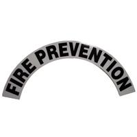 FIRE PREVENTION Curved Helmet Decal