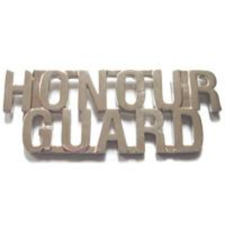 HONOUR GUARD Cut Out Gold or Silver Pin