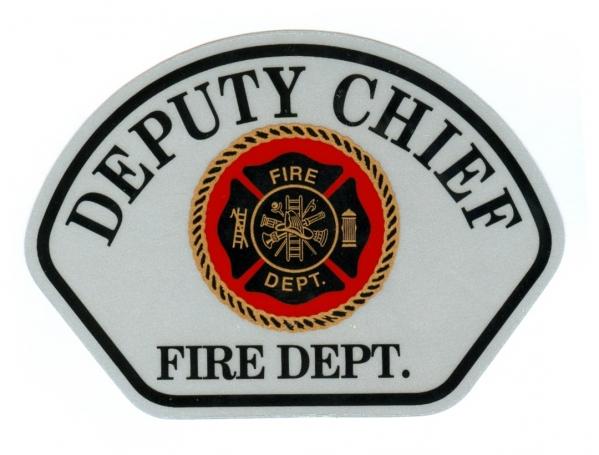 DEPUTY CHIEF Helmet Rank Decals
