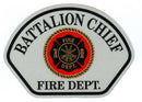 BATTALION CHIEF Helmet Rank Decals