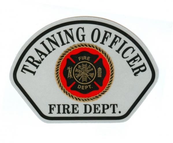 TRAINING OFFICER Helmet Rank Decals